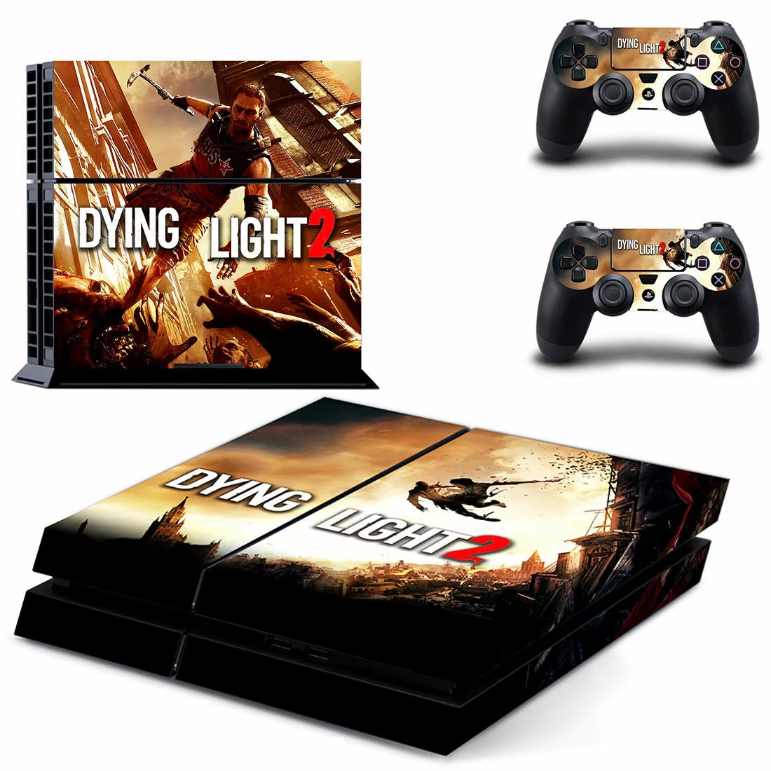 🔥 Dying Light PS4 Skin – Hochwertiger Vinyl-Aufkleber für Konsole & Controller 🎮