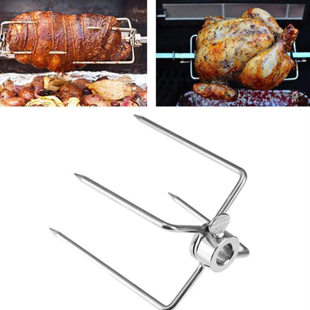 Edelstahl Hähnchenhalter für Grill & Ofen – Vertikaler Brathalter für BBQ, Smoker & Drehspieß
