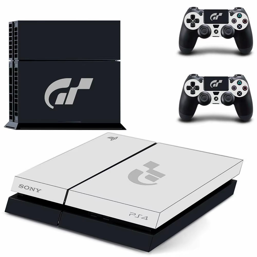 🔥 Gran Turismo 7 PS4 Skin – Hochwertiger Vinyl-Aufkleber für Konsole & Controller 🎮