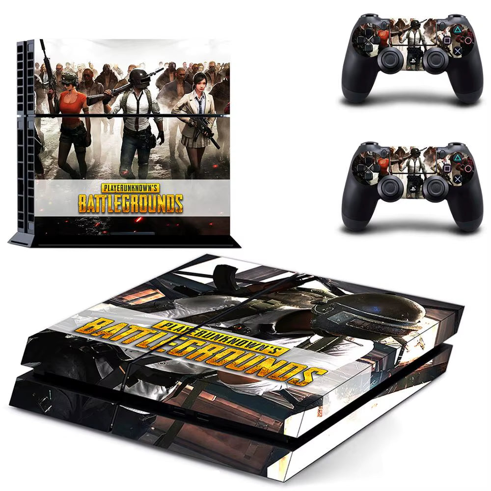 🔥 PUBG PS4 Skin – Hochwertiger Vinyl-Aufkleber für Konsole & Controller 🎮