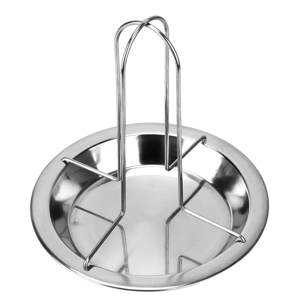 Chicken Roaster Rack Stainless Steel Roasting Grill Stand Kitchen Outdoor BBQ Tools Grilled Chicken Plate Grilling Tools