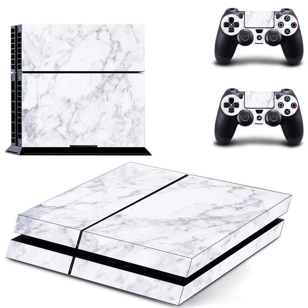 🔥 Marmor PS4 Skin – Hochwertiger Vinyl-Aufkleber für Konsole & Controller 🎮