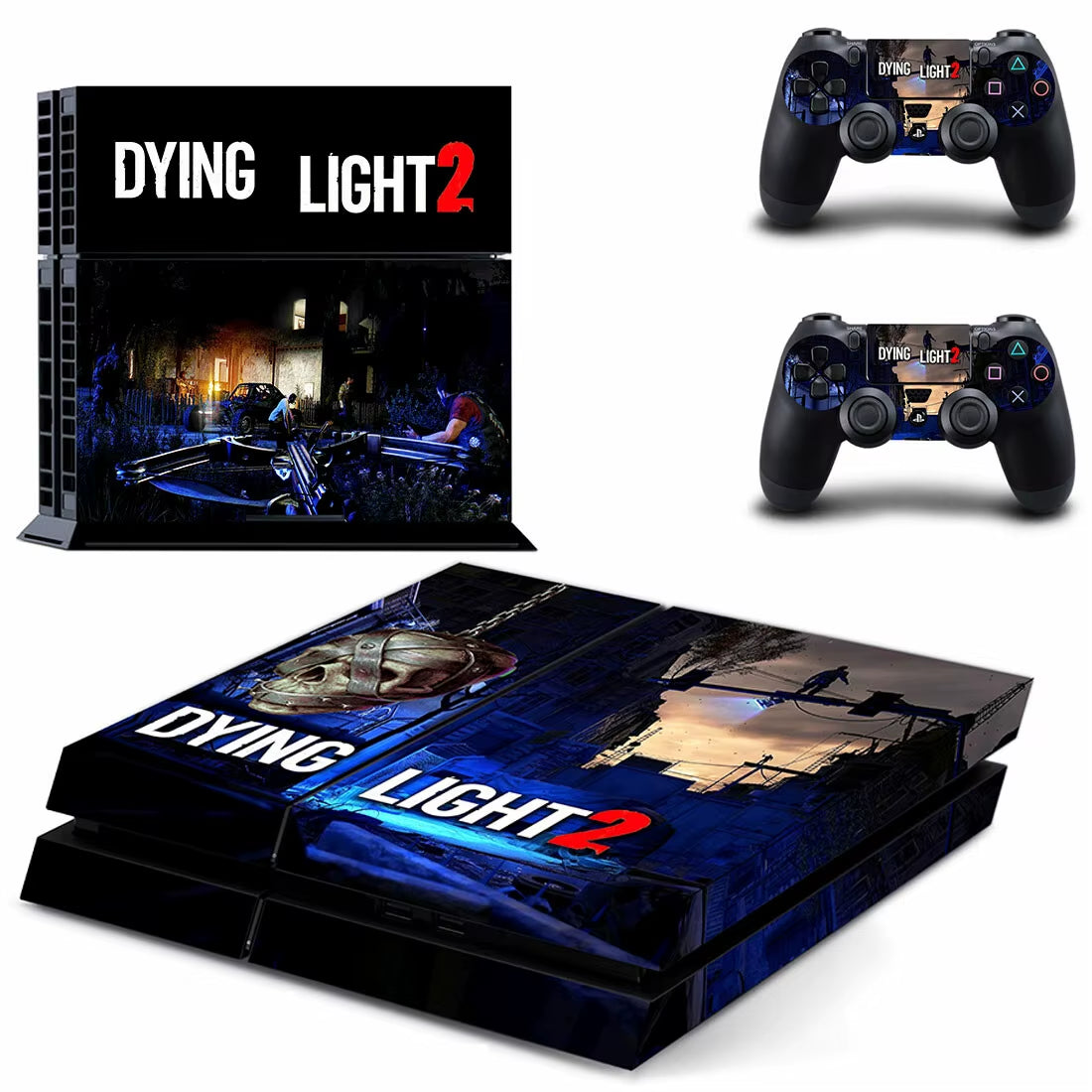 🔥 Dying Light PS4 Skin – Hochwertiger Vinyl-Aufkleber für Konsole & Controller 🎮