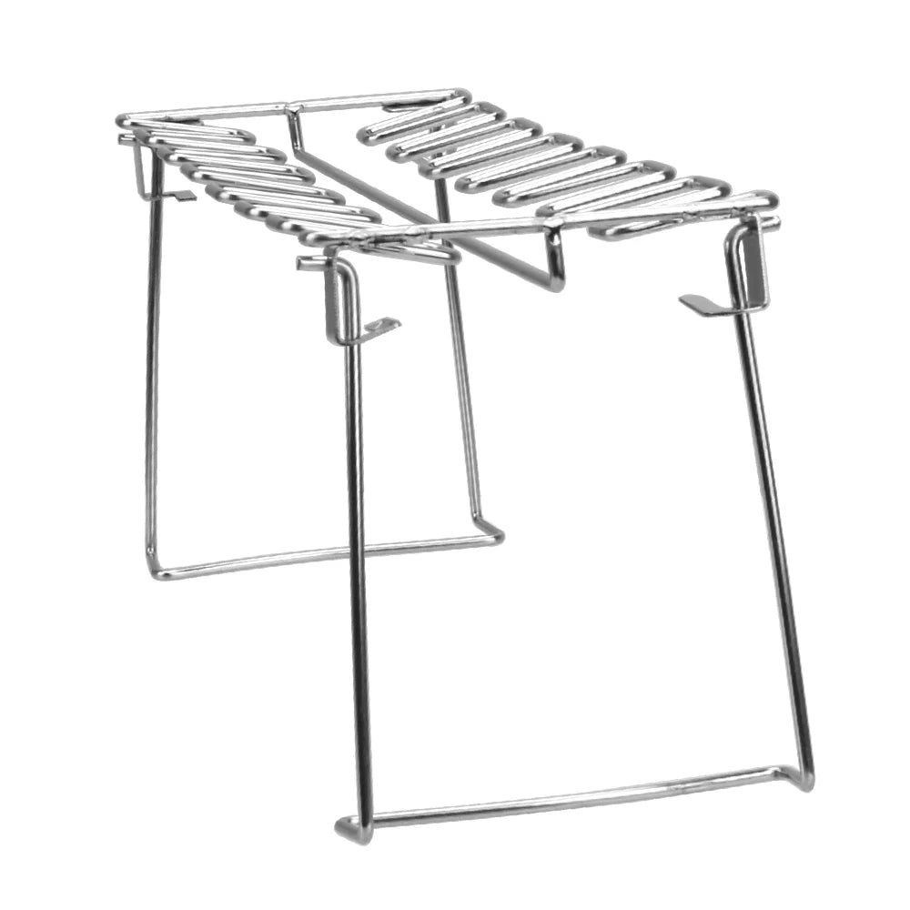Antihaft BBQ Hähnchenschenkel-Halter – Edelstahl Grillgestell für 12 Keulen | Perfekt für Backofen & Grill