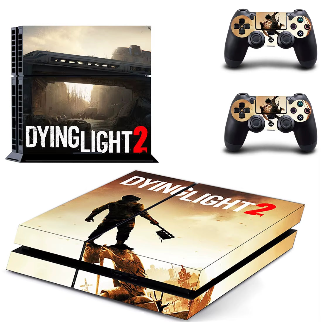 🔥 Dying Light PS4 Skin – Hochwertiger Vinyl-Aufkleber für Konsole & Controller 🎮