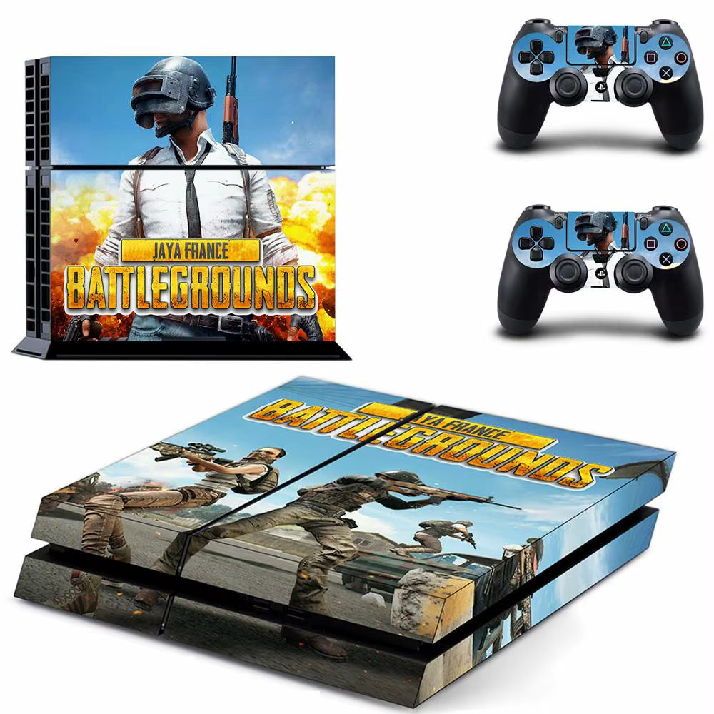 🔥 PUBG PS4 Skin – Hochwertiger Vinyl-Aufkleber für Konsole & Controller 🎮