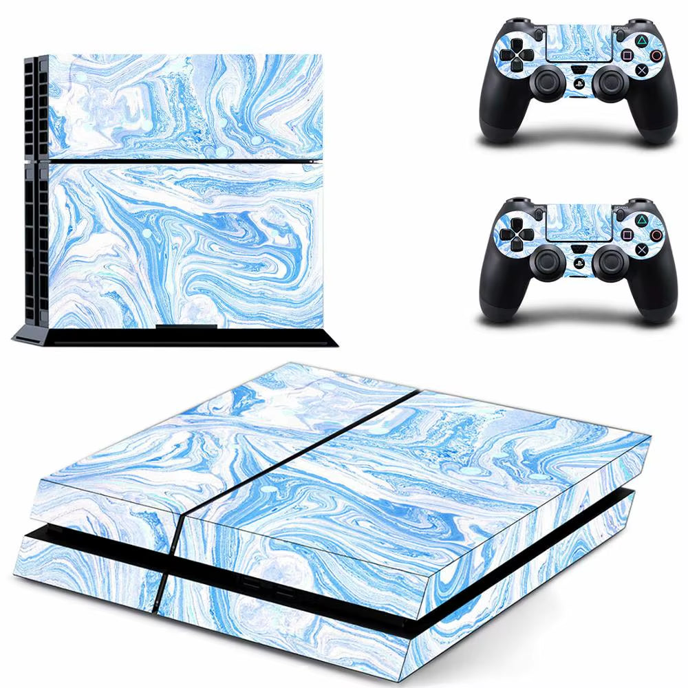 🔥 Marmor PS4 Skin – Hochwertiger Vinyl-Aufkleber für Konsole & Controller 🎮