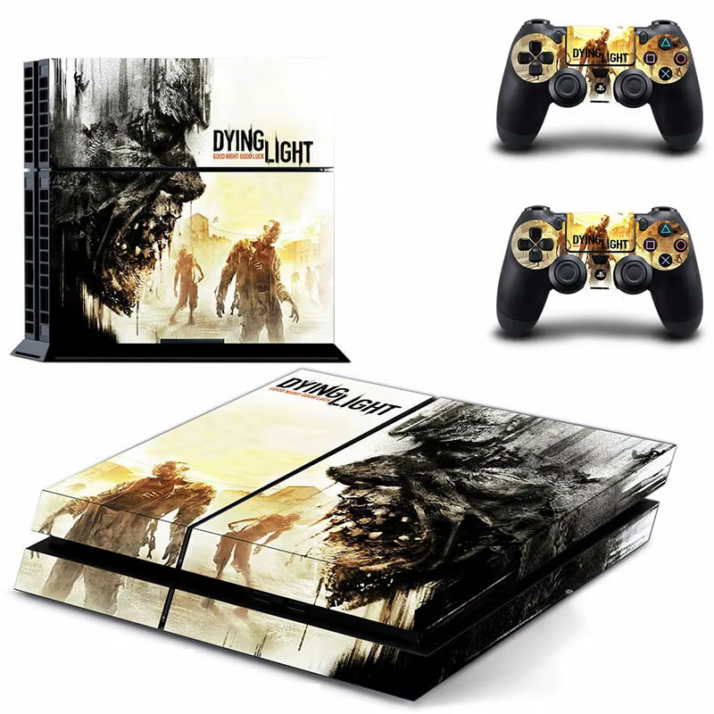 🔥 Dying Light PS4 Skin – Hochwertiger Vinyl-Aufkleber für Konsole & Controller 🎮
