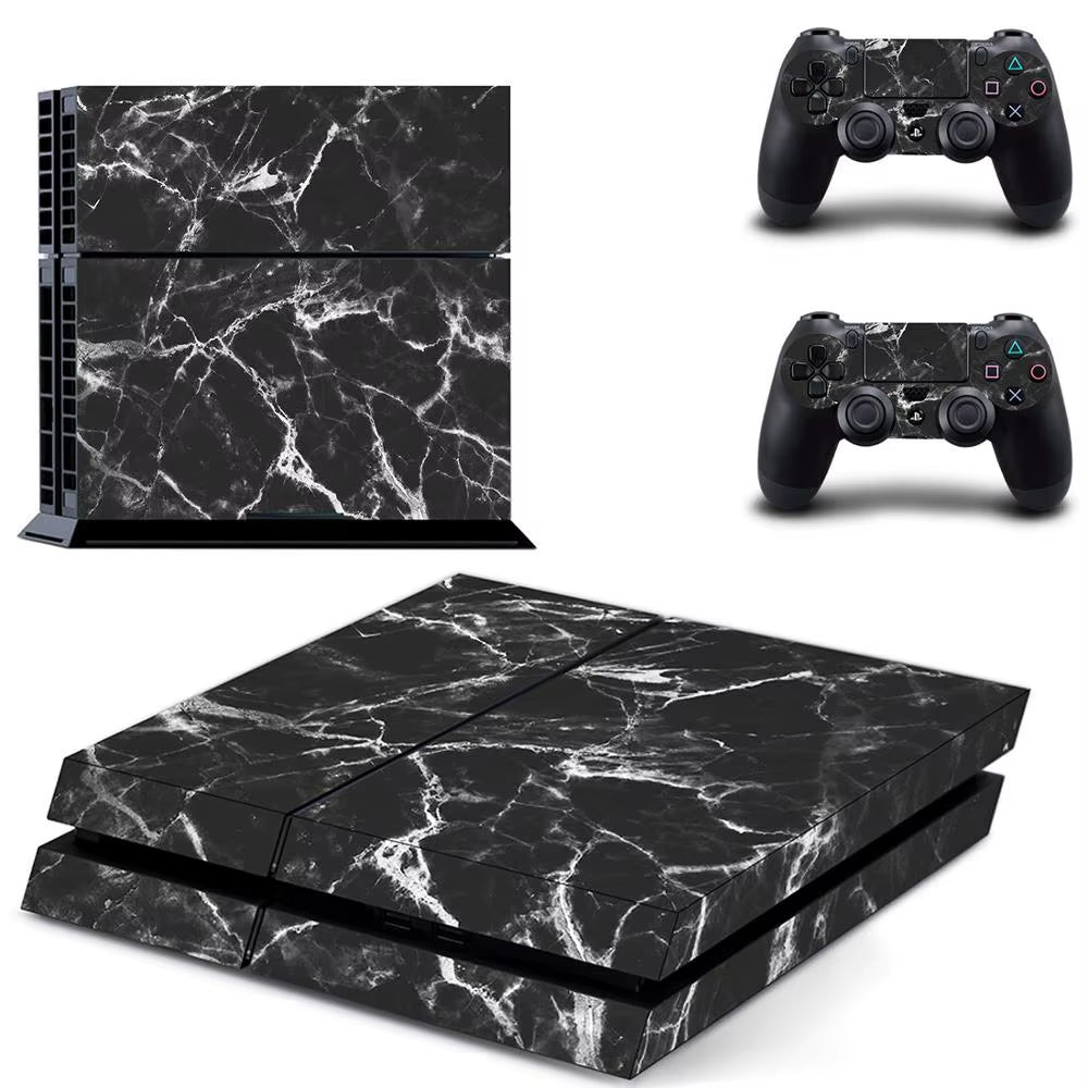 🔥 Marmor PS4 Skin – Hochwertiger Vinyl-Aufkleber für Konsole & Controller 🎮