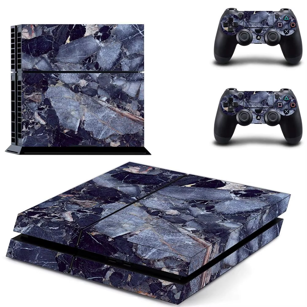 🔥 Marmor PS4 Skin – Hochwertiger Vinyl-Aufkleber für Konsole & Controller 🎮