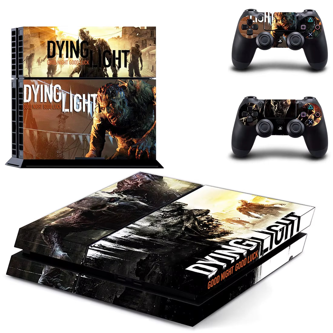 🔥 Dying Light PS4 Skin – Hochwertiger Vinyl-Aufkleber für Konsole & Controller 🎮