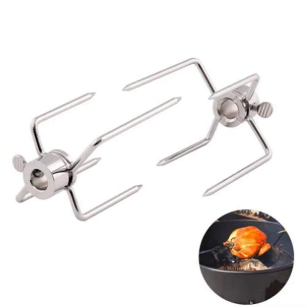 Edelstahl Hähnchenhalter für Grill & Ofen – Vertikaler Brathalter für BBQ, Smoker & Drehspieß