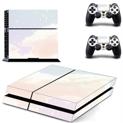 🌌 Starry Sky PS4 Skin – Traumhafter Vinyl-Aufkleber für Konsole & Controller ✨