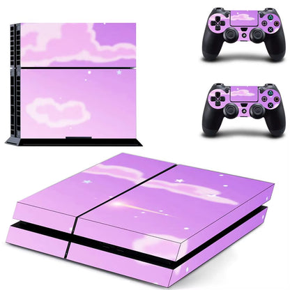 🌌 Starry Sky PS4 Skin – Traumhafter Vinyl-Aufkleber für Konsole & Controller ✨