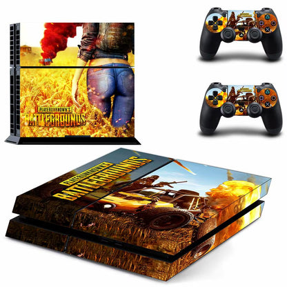 🔥 PUBG PS4 Skin – Hochwertiger Vinyl-Aufkleber für Konsole & Controller 🎮