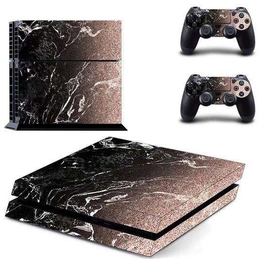 🔥 Marmor PS4 Skin – Hochwertiger Vinyl-Aufkleber für Konsole & Controller 🎮