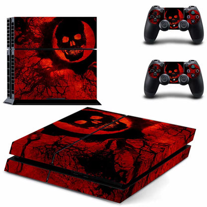 Skull PS4 Stickers Play Station 4 Skin PS 4 Sticker Decal Cover for Playstation 4 PS4 Console & Controller Skins Vinyl