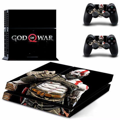 🔥 God of War PS4 Skin – Epischer Vinyl-Aufkleber für Konsole & Controller 🎮