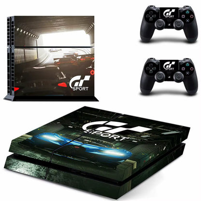 🔥 Gran Turismo 7 PS4 Skin – Hochwertiger Vinyl-Aufkleber für Konsole & Controller 🎮