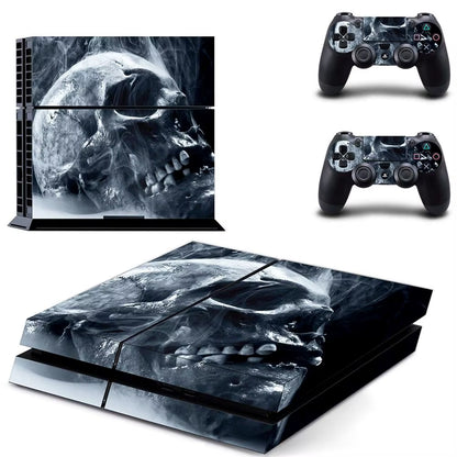 Skull PS4 Stickers Play Station 4 Skin PS 4 Sticker Decal Cover for Playstation 4 PS4 Console & Controller Skins Vinyl