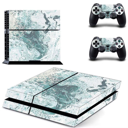 🔥 Marmor PS4 Skin – Hochwertiger Vinyl-Aufkleber für Konsole & Controller 🎮