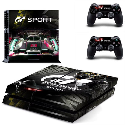 🔥 Gran Turismo 7 PS4 Skin – Hochwertiger Vinyl-Aufkleber für Konsole & Controller 🎮