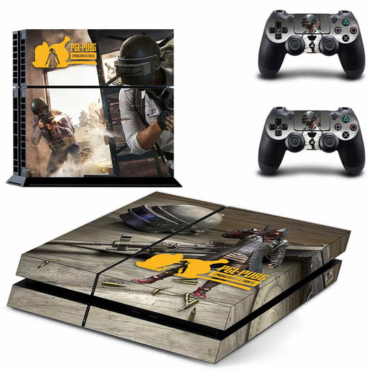 🔥 PUBG PS4 Skin – Hochwertiger Vinyl-Aufkleber für Konsole & Controller 🎮