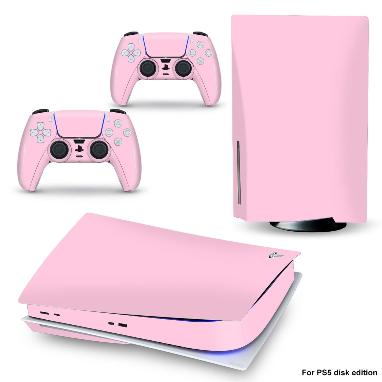 Soft Pink – Vinyl Skin für PS5 Disk Edition | Minimalistisch & Elegant für deine Konsole 🎮