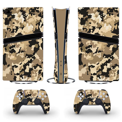 PS5 Pro Skin – Tarnmuster Vinyl-Aufkleber für Konsole & Controller | Schutz & Stil