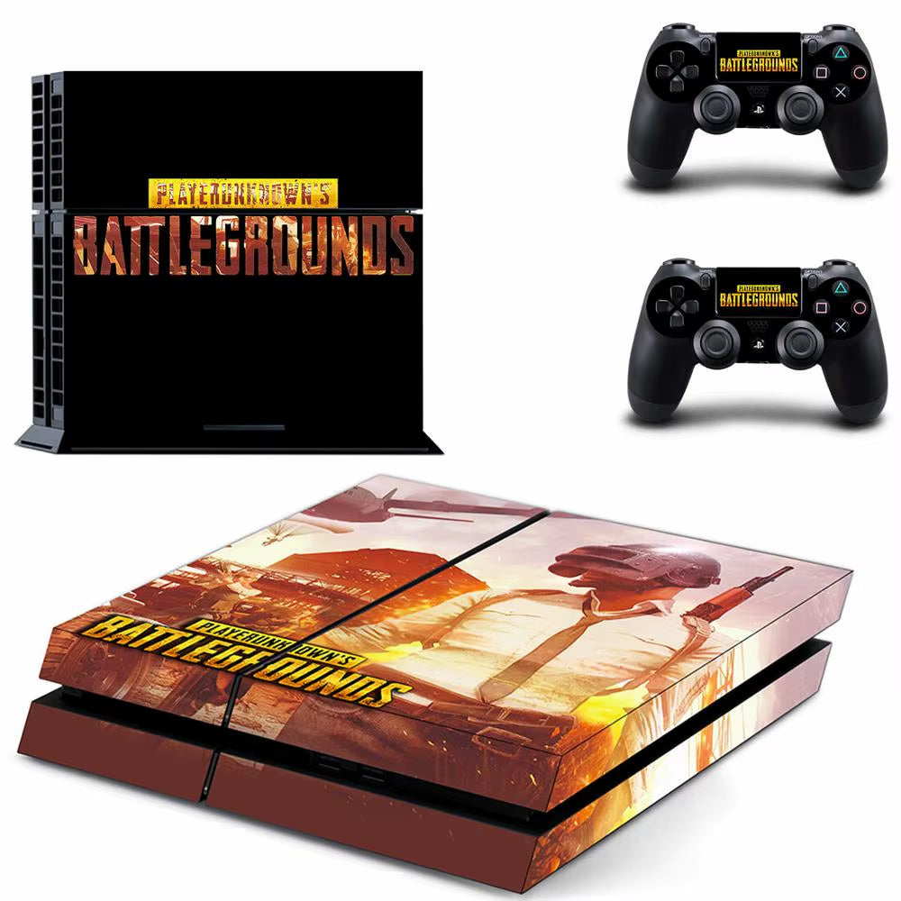🔥 PUBG PS4 Skin – Hochwertiger Vinyl-Aufkleber für Konsole & Controller 🎮