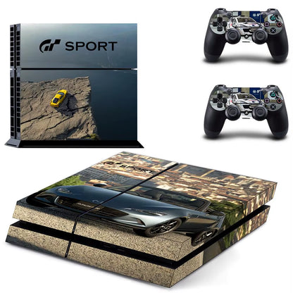 🔥 Gran Turismo 7 PS4 Skin – Hochwertiger Vinyl-Aufkleber für Konsole & Controller 🎮