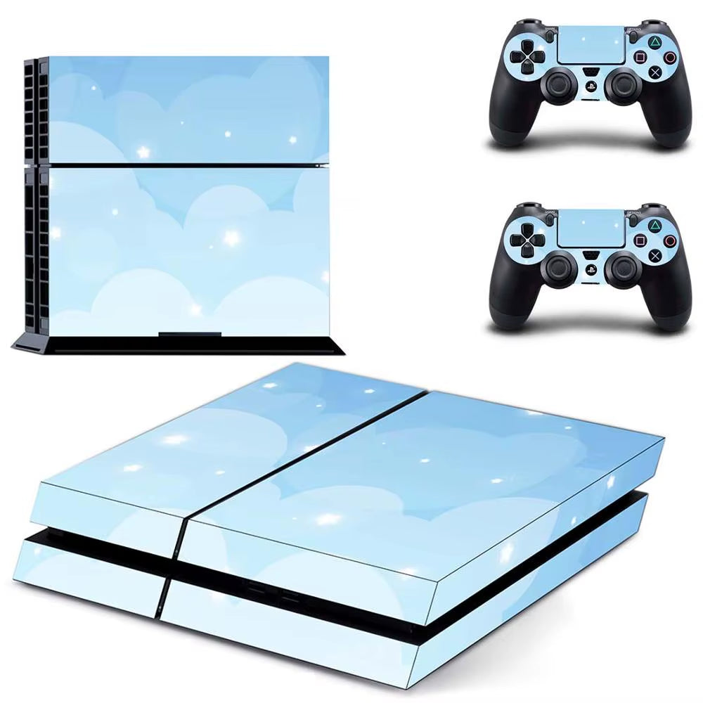 🌌 Starry Sky PS4 Skin – Traumhafter Vinyl-Aufkleber für Konsole & Controller ✨