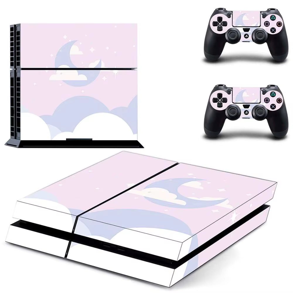 🌌 Starry Sky PS4 Skin – Traumhafter Vinyl-Aufkleber für Konsole & Controller ✨