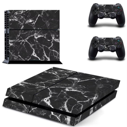 🔥 Marmor PS4 Skin – Hochwertiger Vinyl-Aufkleber für Konsole & Controller 🎮