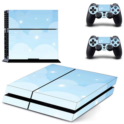🌌 Starry Sky PS4 Skin – Traumhafter Vinyl-Aufkleber für Konsole & Controller ✨