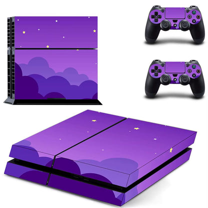 🌌 Starry Sky PS4 Skin – Traumhafter Vinyl-Aufkleber für Konsole & Controller ✨