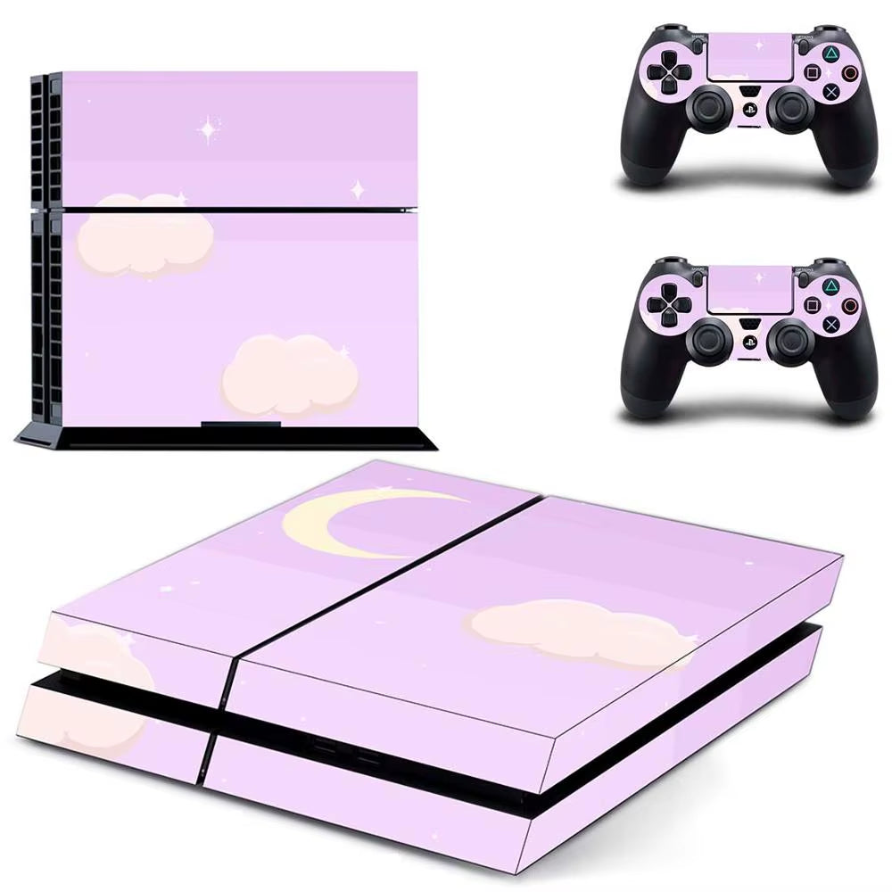 🌌 Starry Sky PS4 Skin – Traumhafter Vinyl-Aufkleber für Konsole & Controller ✨