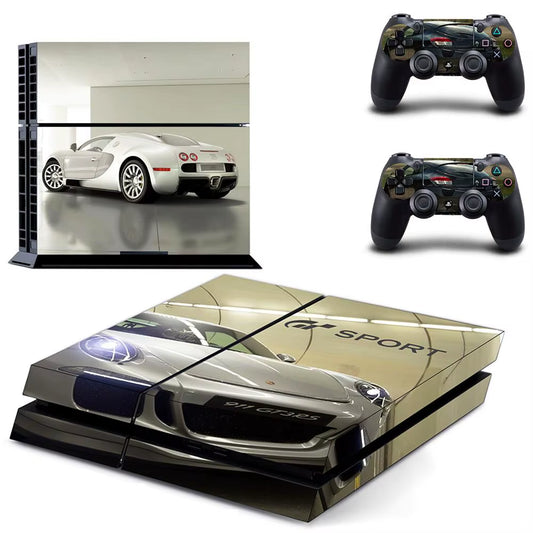 🔥 Gran Turismo 7 PS4 Skin – Hochwertiger Vinyl-Aufkleber für Konsole & Controller 🎮