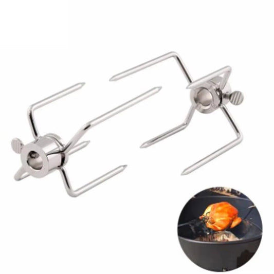 Edelstahl Hähnchenhalter für Grill & Ofen – Vertikaler Brathalter für BBQ, Smoker & Drehspieß