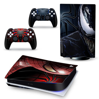 Spider-Man vs. Venom – Vinyl Skin für PS5 Disk Edition | Helden & Antihelden im Doppelpack 🕸️